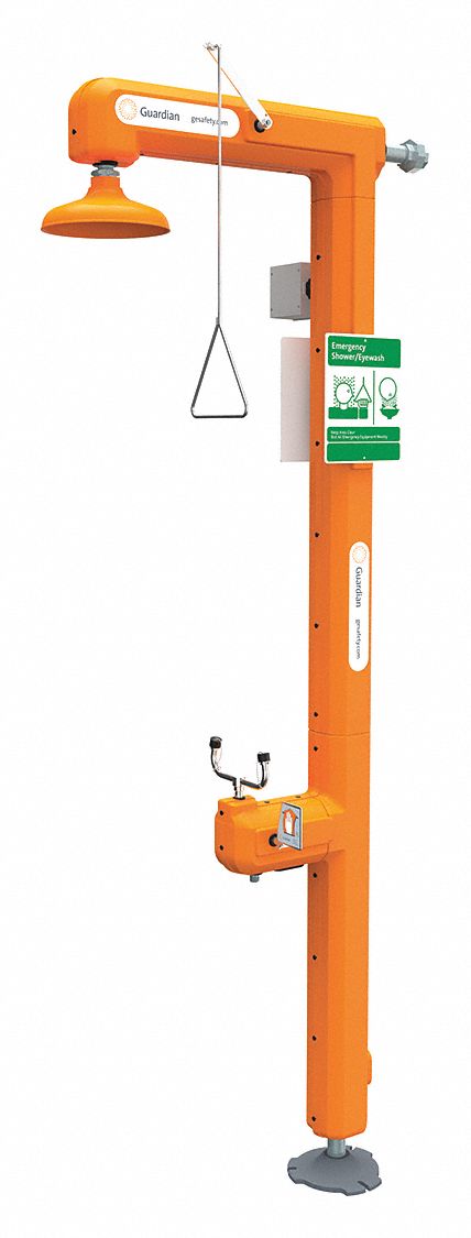 Heat-Trace Shower/Eyewash NPT Top