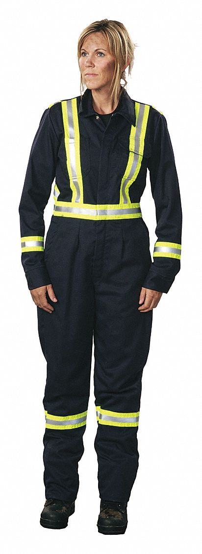 Coverall Royal Blue L 33in. Hemmed