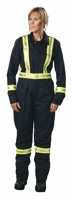 Coverall Royal Blue L 33in. Hemmed