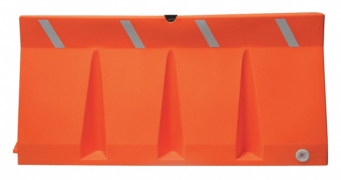 J2255 Polycade Traffic Barrier Orange 34inH