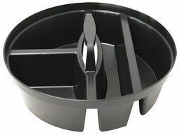 Bucket Tool Organizer Plastic Black