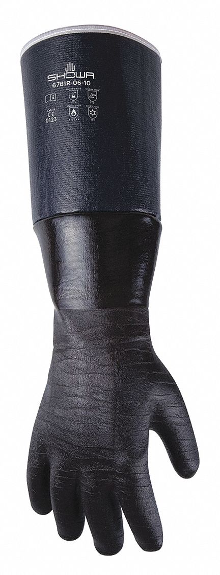 Insulated Glove Nitrile Black L PR
