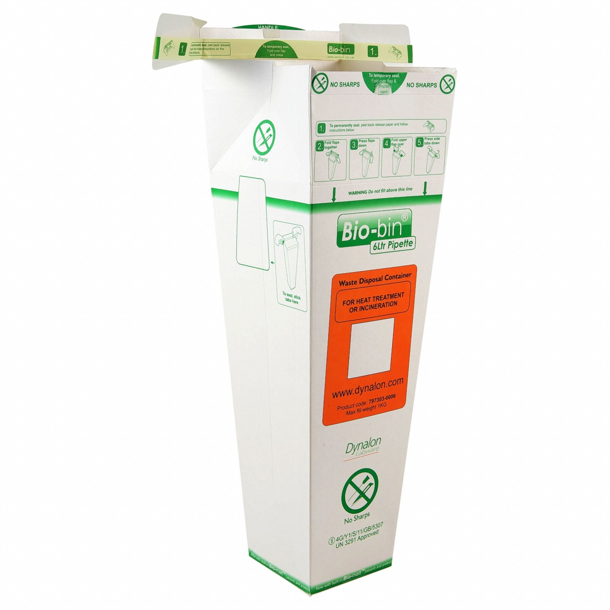Bio-bin Waste Container 6L PK40
