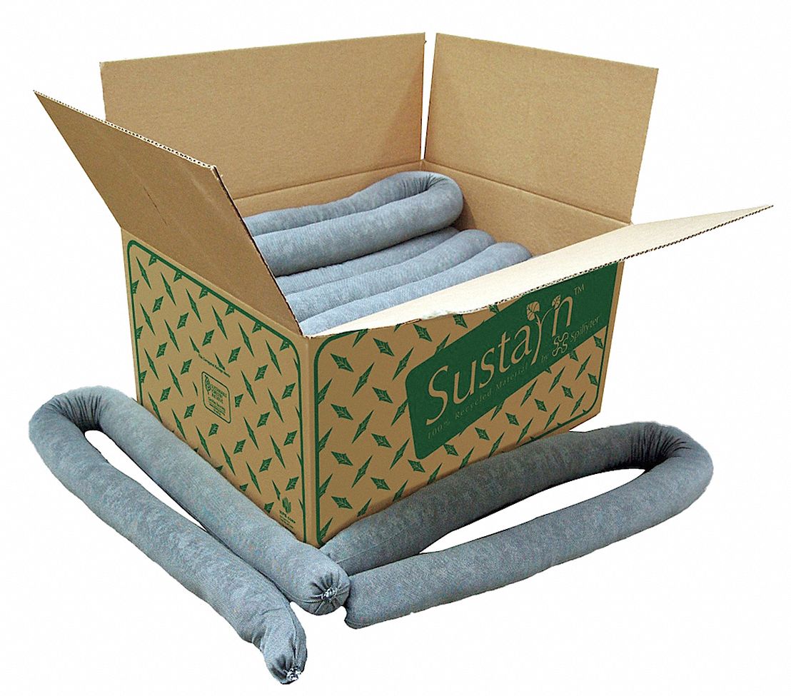 Absorbent Sock Universal 10 ft L PK6