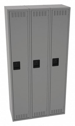 K4149 Lckr 1x3Lckr Md Gray 72 x36 x15 Assm