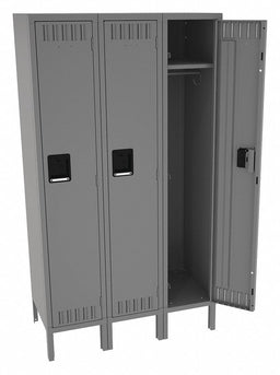 K4142 Lckr 1x3Lckr Md Gray 66 x36 x18 Assm