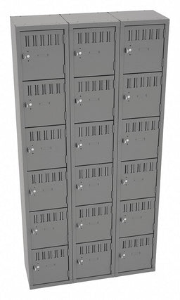 Bx Lckr 6x3Lckr Gray 72 x36 x12 Assm