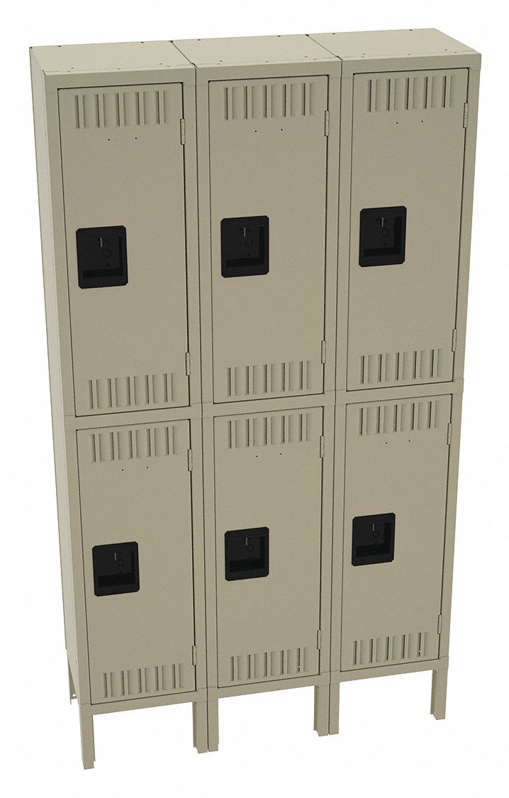 K4143 Wrdrb Lckr 2x3Lckr Sand 66 x36 x12 Assm