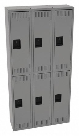 K4155 Lckr 2x3Lckr Md Gray 72 x36 x12 Assm
