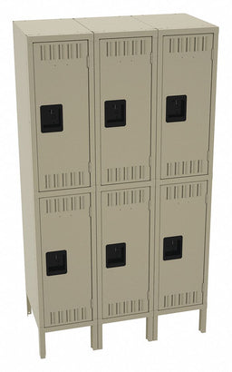 K4144 Wrdrb Lckr 2x3Lckr Sand 66 x36 x18 Assm