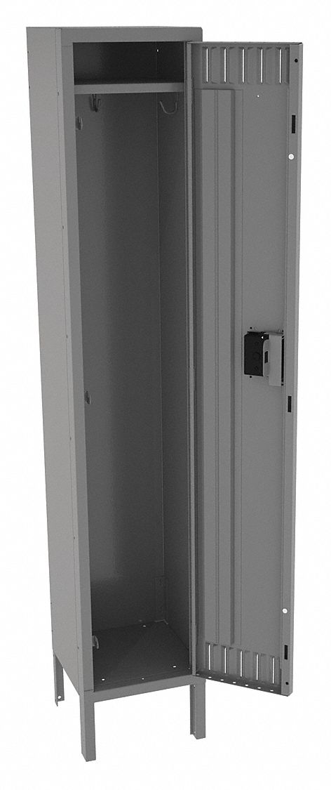 F0408 Lckr 1x1Lckr Gray 66 x12 x12 UnAssm
