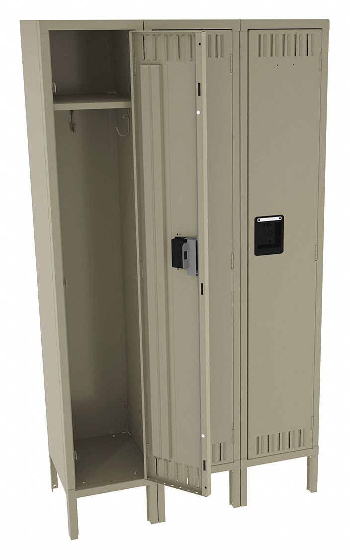 K4141 Wrdrb Lckr 1x3Lckr Sand 66 x36 x15 Assm