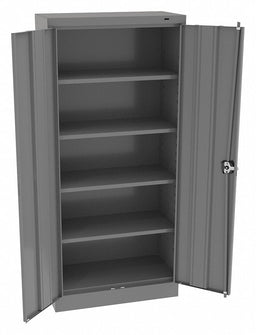 K3834 Storage Cabinet 66 x30 x15 MdGry 4Shlv