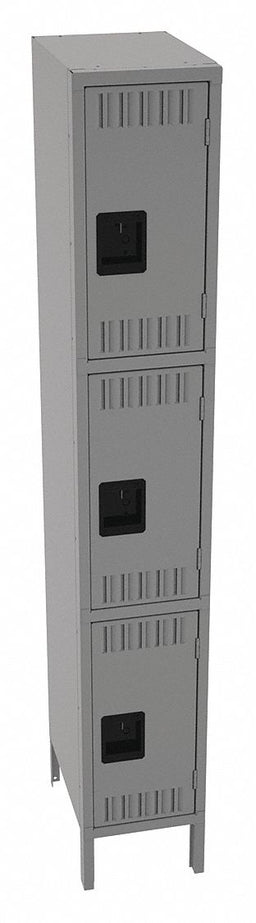 K4164 Lckr 3x1Lckr Md Gray 78 x12 x18 Assm