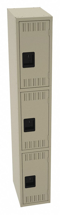 K4154 Wrdrb Lckr 3x1Lckr Sand 72 x12 x18 Assm