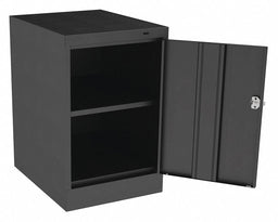 Storage Cabinet 30 x19 x24 Black 1Shlv