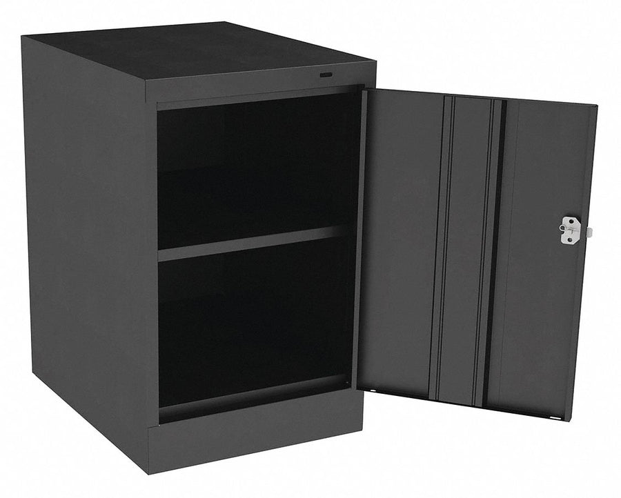 Storage Cabinet 30 x19 x24 Black 1Shlv