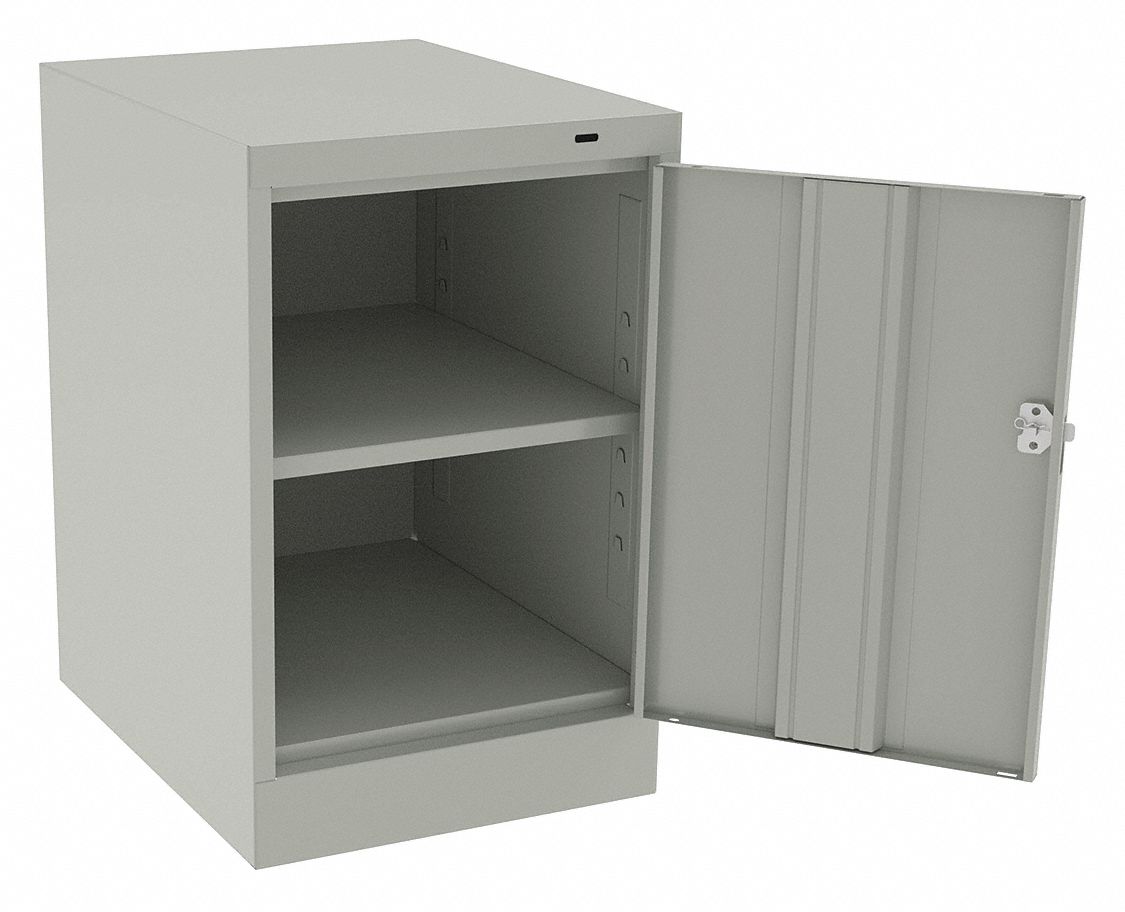 Storage Cabinet 30 x19 x24 LtGry 1Shlv