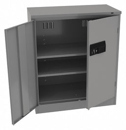 Storage Cabinet 42 x36 x18 MdGry 2Shlv