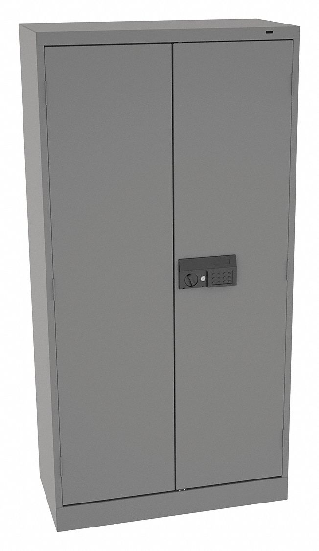 Storage Cabinet 72 x36 x18 MdGry 1Shlv