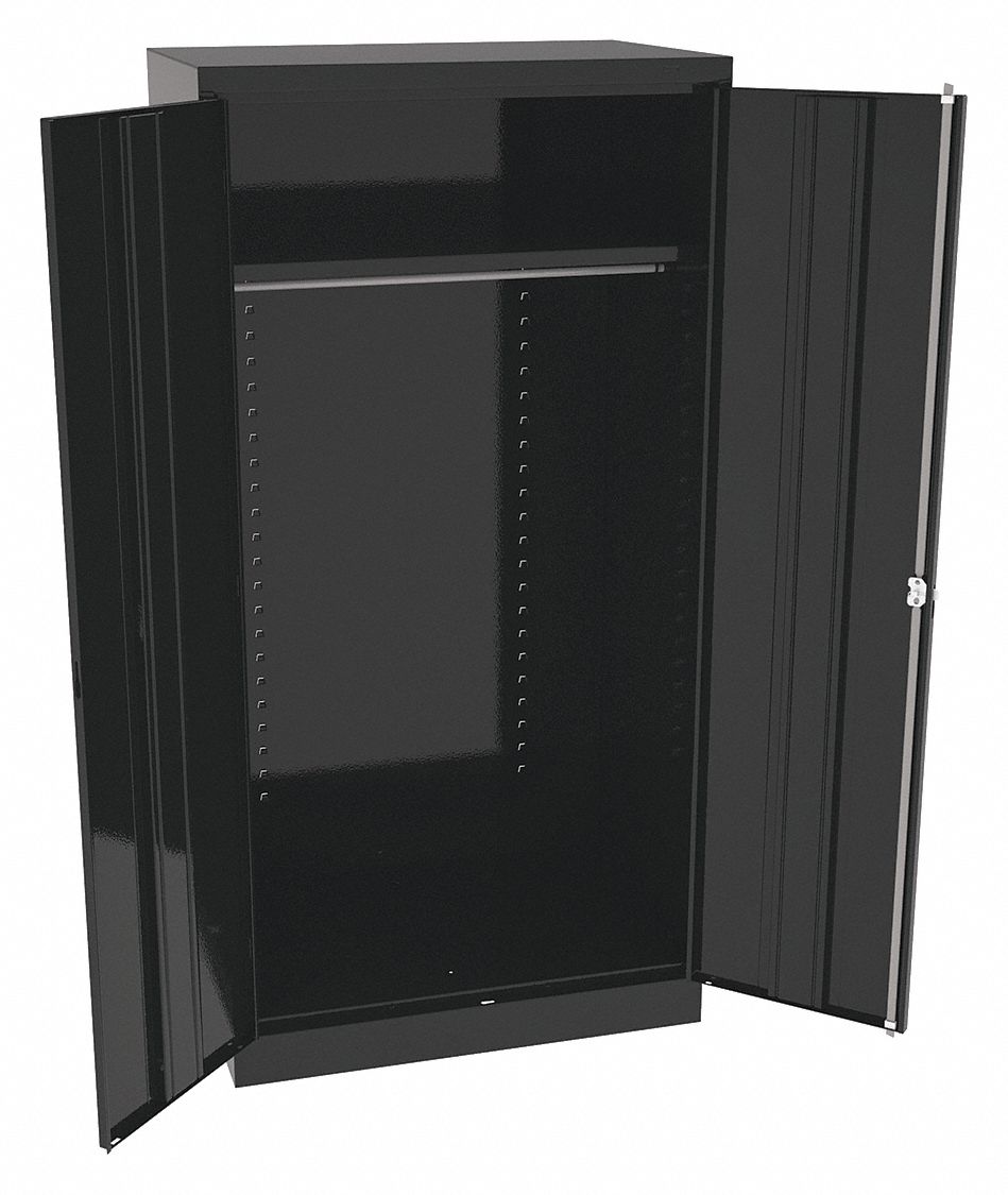 K3914 Storage Cabinet 72 x36 x24 Black 1Shlv