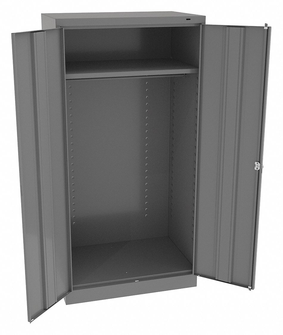 K3914 Storage Cabinet 72 x36 x24 MdGry 1Shlv