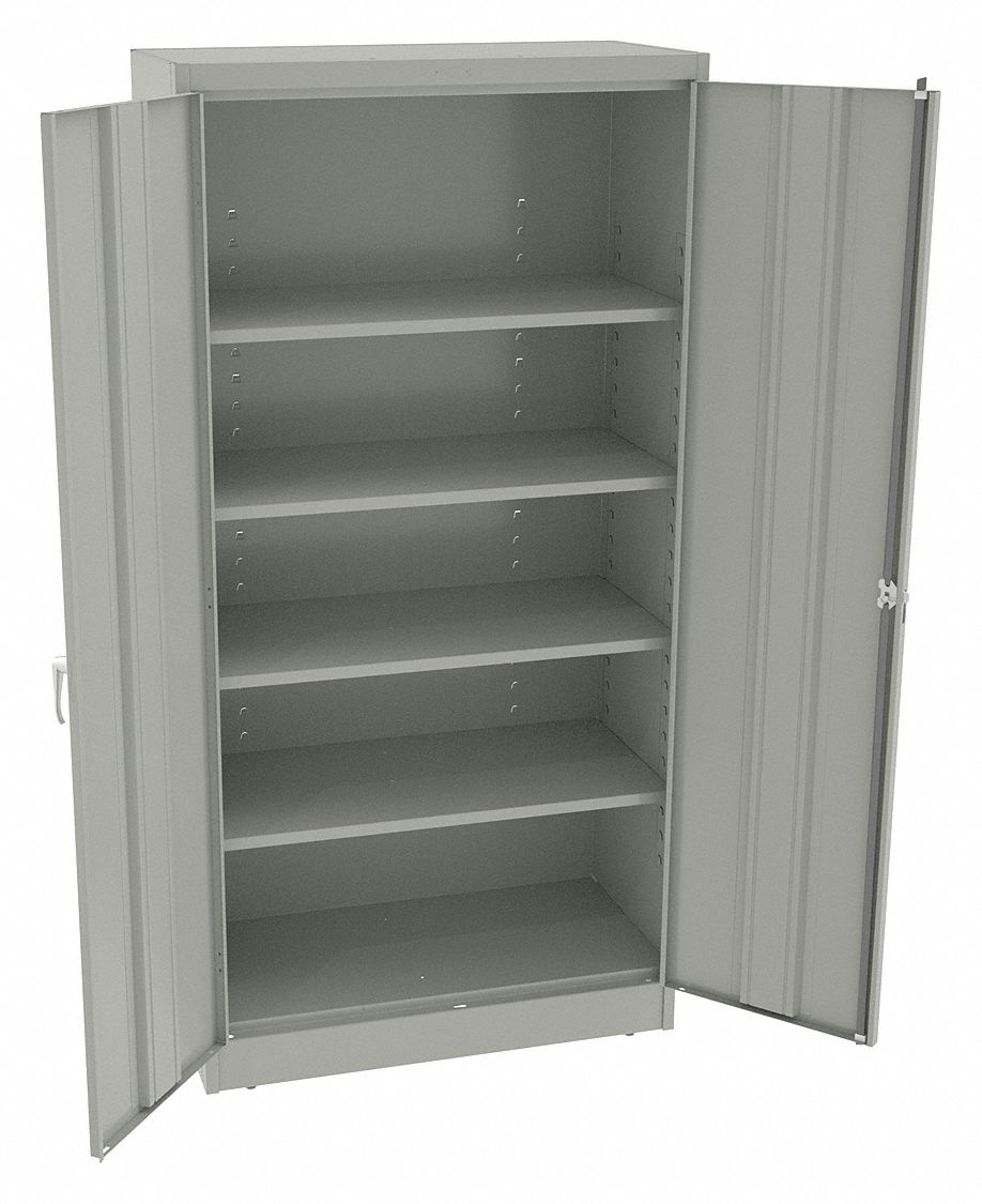 K3851 Storage Cabinet 72 x36 x18 LtGry 4Shlv