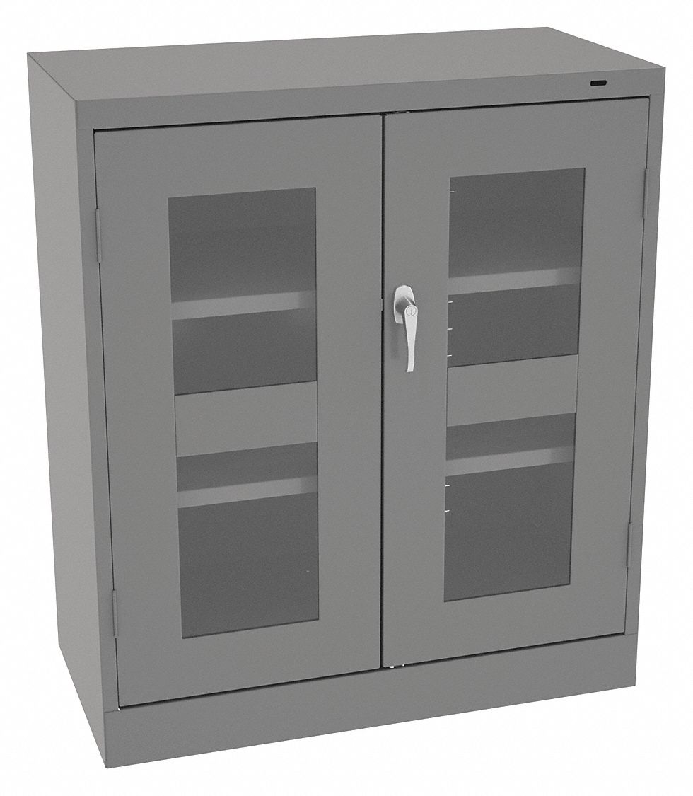 K3831 Storage Cabinet 42 x36 x24 MdGry 2Shlv