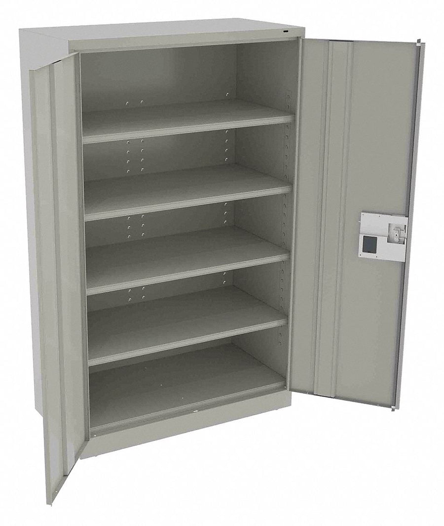 K3874 Storage Cabinet 78 x48 x24 LtGry 4Shlv