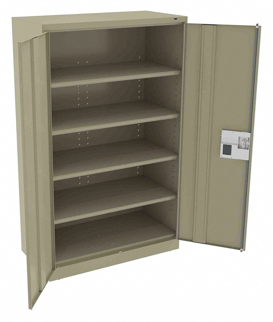 K3874 Storage Cabinet 78 x48 x24 Sand 4Shlv