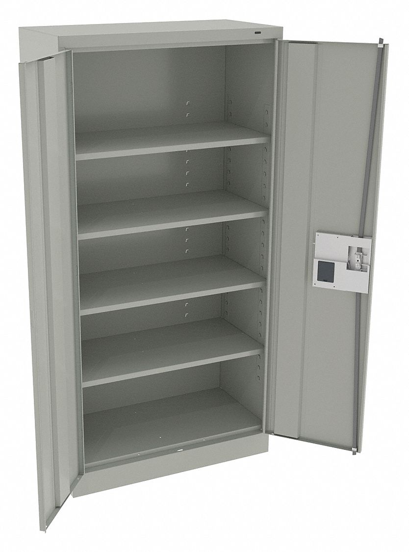 K3837 Storage Cabinet 72 x36 x18 LtGry 4Shlv