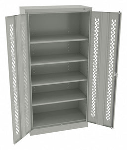 Storage Cabinet 72 x36 x18 LtGry 4Shlv
