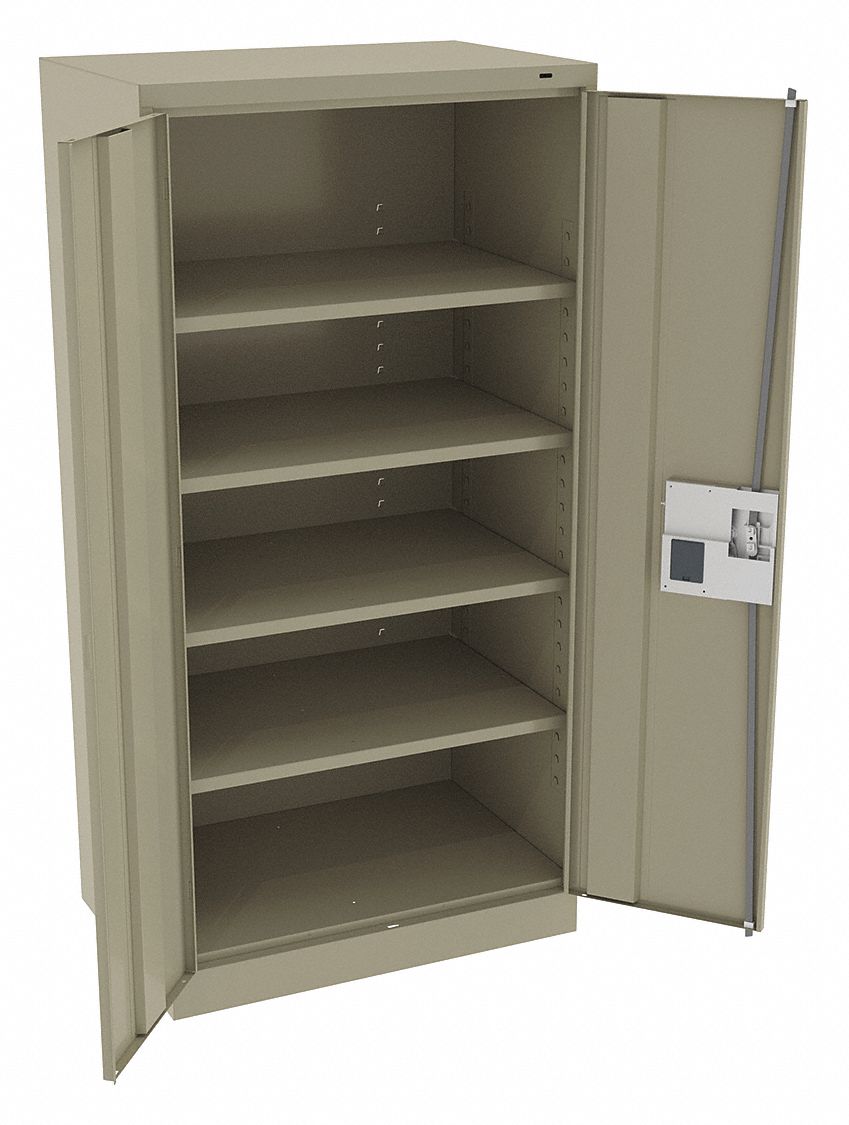 K3843 Storage Cabinet 72 x36 x24 Sand 4Shlv