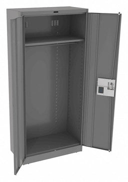Storage Cabinet 78 x36 x18 MdGry 1Shlv