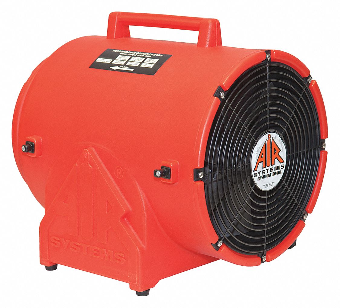 Portable Fan Orange 15 1/4 W