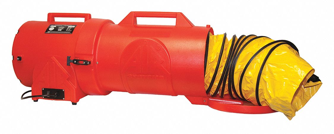 Portable Fan Orange 15 1/4 W