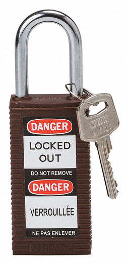 Lockout Padlock KD Brown 3 H