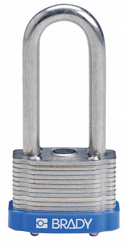 H1718 Key Retaining Steel Padlock 1-5/16 W PK6