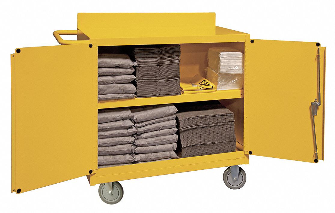 Spill Response Cart Steel 24 W 18 D