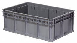 Straight Wall Ctr Gray Solid Polymer
