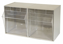 Tip-Out Bin Beige Unfinished 14 in