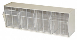 Tip-Out Bin Beige Unfinished 8 3/16 in