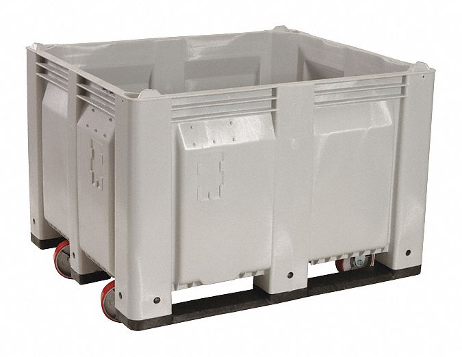 Bulk Container Gray Solid 40 in