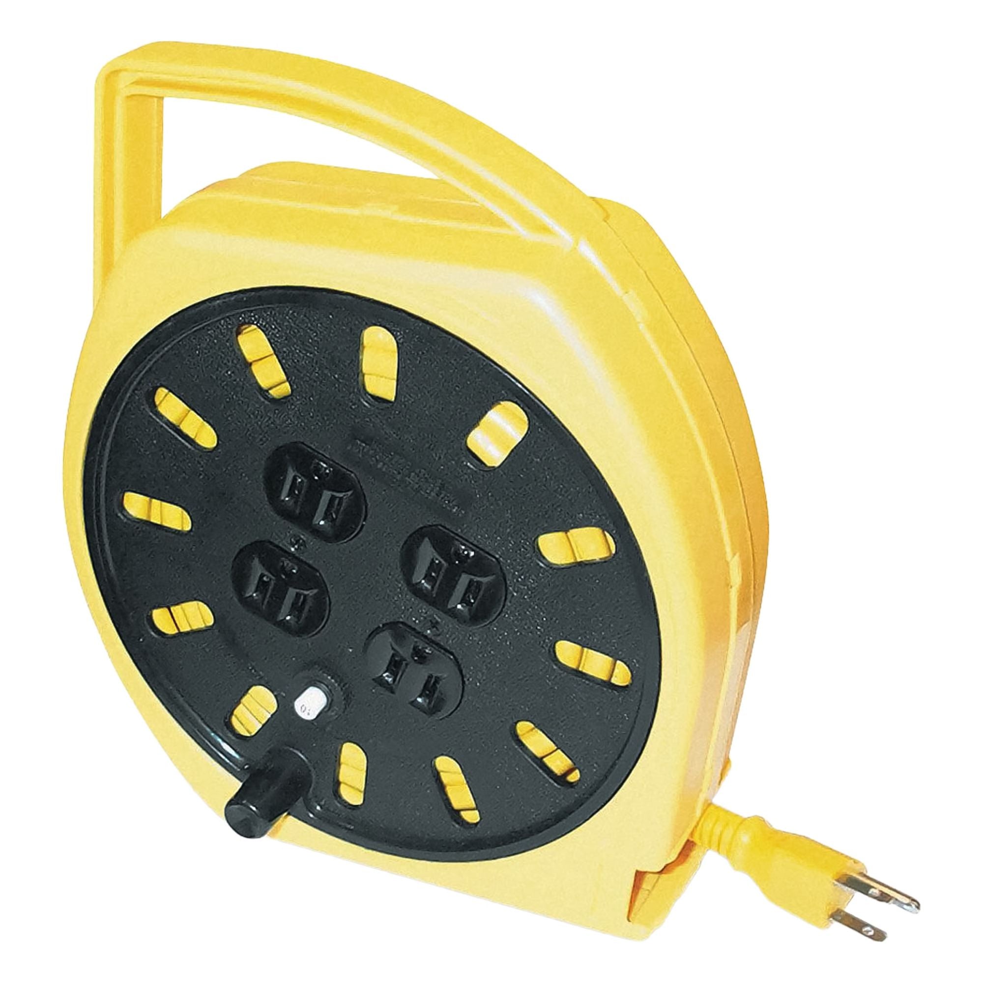 Cord Reel 25ft 16 AWG Receptacle 120VAC