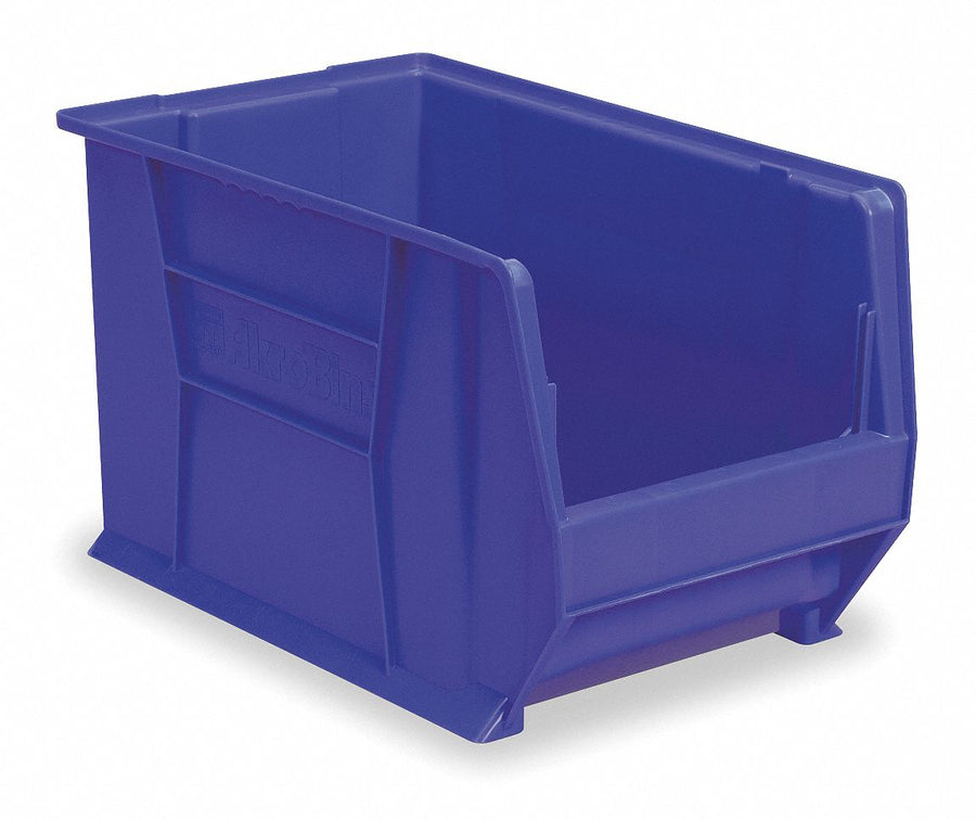 F8566 Super Size Bin Blue Plastic 8 in