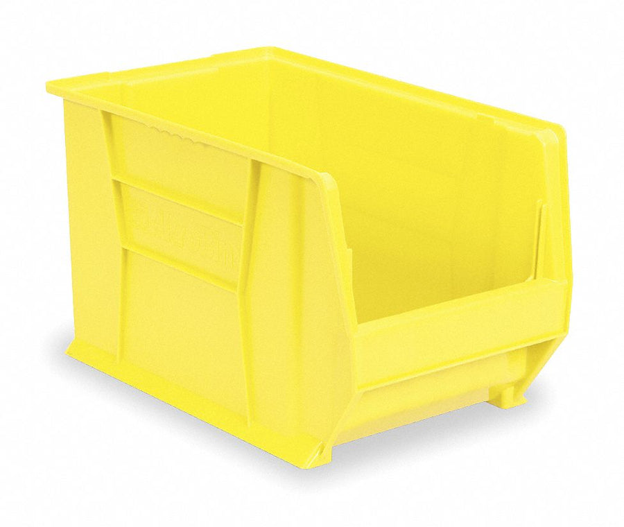 F9074 Super Size Bin Yellow Plastic 12 in