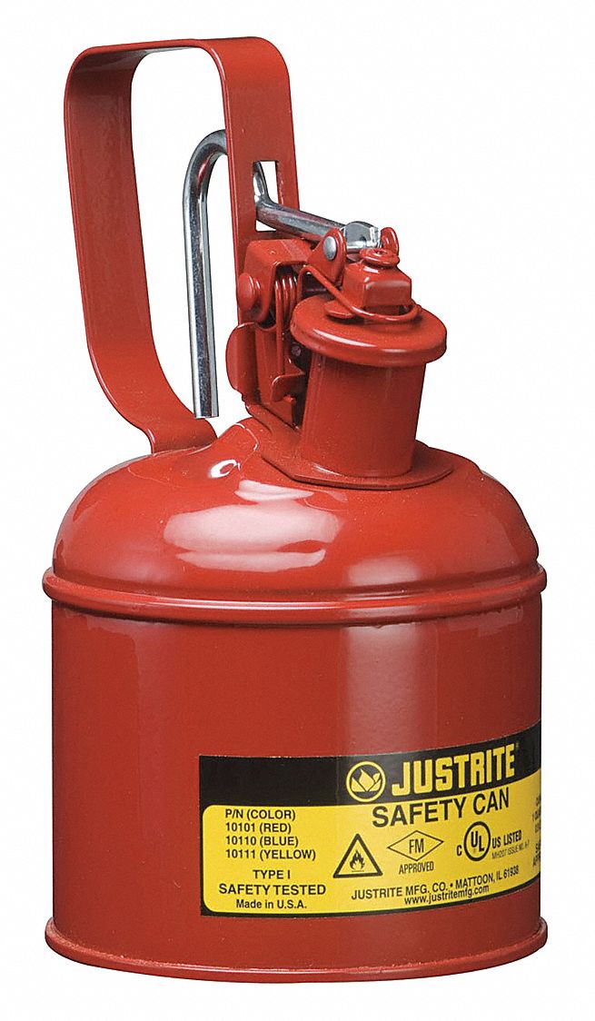 Type I Safety Can 1/4 gal Red 8-1/4In H