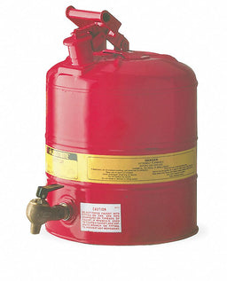 Type I Faucet Safety Can 5 gal Red
