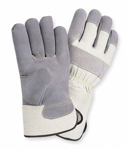 D1581 Leather Gloves Gray S PR