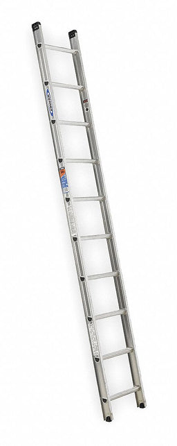 Ladder 10 ft.H 18-1/8 In W Aluminum